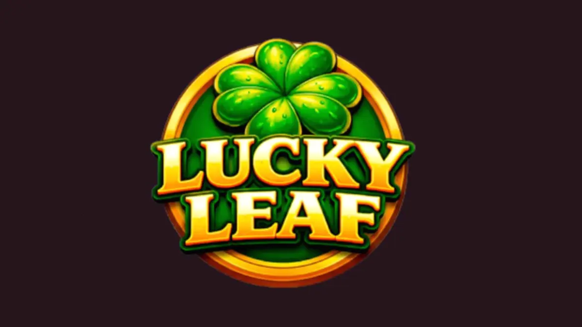 Tampilan visual slot Lucky Leaf dengan tema Irlandia dan semanggi keberuntungan